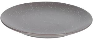 Tmavě šedý keramický dezertní talíř Kave Home Aratani Ø 20,5 cm