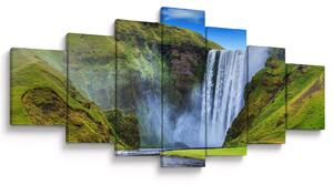 Obraz - Vodopád Seljalandsfoss (210x100 cm)