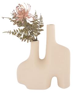 House Nordic Váza (Váza z pískové keramiky se dvěma otvory 8x23,5x27 cm)