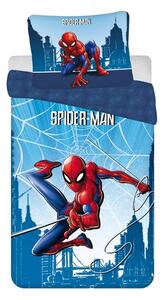 Jerry Fabrics povlečení bavlna Spider-man Blue 04 140x200+70x90 cm