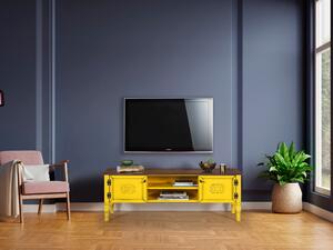Žlutý TV stolek Aller