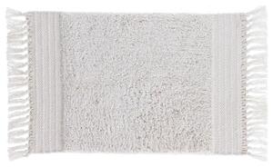Kave Home Bílá bavlněná koupelnová předložka LaForma Nilce 40 x 60 cm