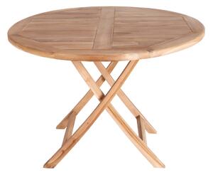 House Nordic Jídelní stůl Oviedo z teakového dřeva (Jídelní stůl z teakového dřeva Ø100x75cm)