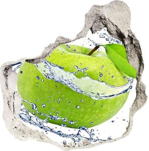 Nálepka 3D díra na zeď Zelená jablka nd-p-42523876