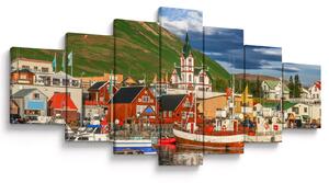 Obraz - Húsavík (210x100 cm)