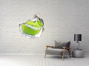 Nálepka 3D díra na zeď Zelená jablka nd-p-42523876