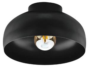 EGLO Moderní stropní svítidlo MOGANO 2, 1xE27, 40W, kulaté, 28cm, černé 900553