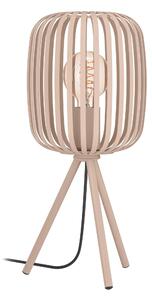 EGLO Moderní stolní lampa trojnožka ROMAZZINA, 1xE27, 40W, písková 900521