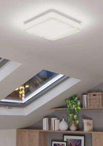 EGLO LED moderní stropní svítidlo FERENTINO, 14,6W, teplá bílá, 33x33cm, hranaté, bílé 900611