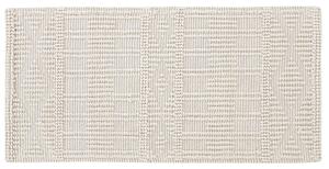 Vlněný koberec 80 x 150 cm světle béžový LAPSEKI