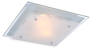 GLOBO Stropní LED svítidlo INDI, hranaté, 33,5cm 48168-2