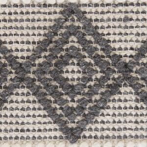 Vlněný koberec 160 x 230 cm světle béžový/šedý DAVUTLAR