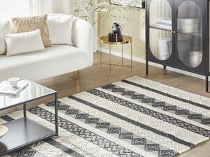 Vlněný koberec 200 x 200 cm světle béžový/šedý DAVUTLAR