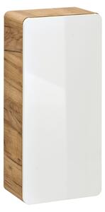 Horní závěsná skříňka - ARUBA 830 white, dub craft/lesklá bílá
