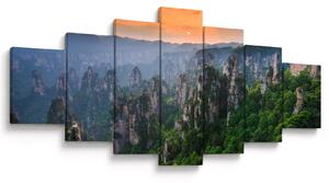 Obraz - Národní lesní park Zhangjiajie (210x100 cm)