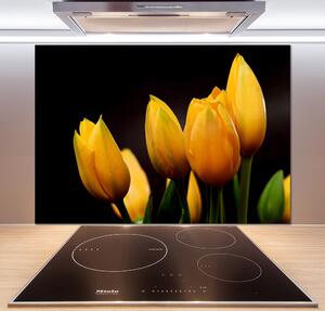 Panel do kuchyně Žluté tulipány pl-pksh-100x70-f-64836622