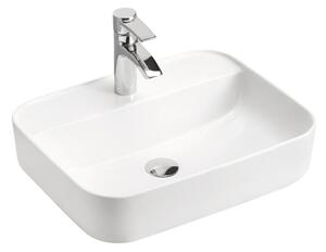 Koupelnová sestava - PLATINUM, 94 cm, sestava č. 1, bílá/lesklá bílá/dub craft
