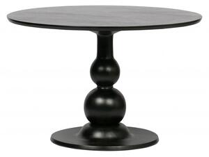 BePureHome Kulatý jídelní stůl BLANCO ø120 cm černý 800014-Z