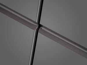 COMAD Stojatá skříňka pod umyvadlo - BALI 820 grey, šířka 60 cm, grafit/lesklý grafit/dub votan