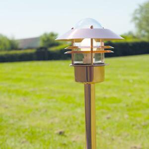 NORDLUX Zahradní stojací lampa BLOKHUS, 1xE27, 60W, měděná 25078030