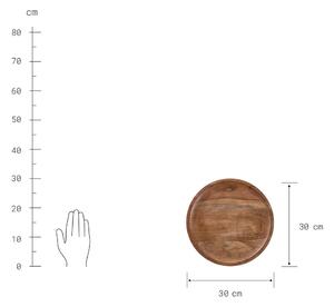 ACACIA Dřevěný podnos 30 cm