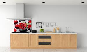 Panel do kuchyně Červená růže pl-pksh-100x70-f-69893127
