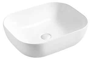 Koupelnová sestava - CAPRI white, 80 cm, sestava č. 2, lesklá bílá/zlatý dub