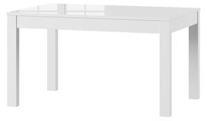 Jídelní stůl rozkládací - JOWISZ, 136x90, lesklá bílá