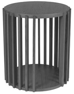 Černý dubový odkládací stolek Woodman Drum 53 cm