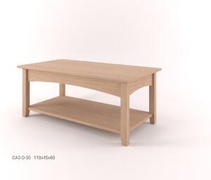 Stylový dubový konferenční stolek obdélník CASTELLO D50