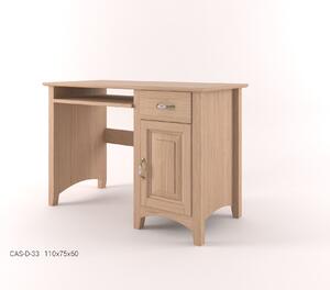Stylový dubový psací stůl CASTELLO D33