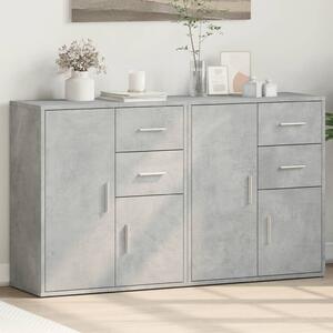 Příborníky 2 ks betonově šedé 60 x 31 x 70 cm kompozitní dřevo 3276563