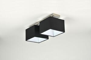 Stropní designové černé svítidlo Anders Black II (LMD)