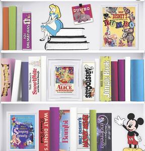 Dětská papírová tapeta 106455, Disney Bookshelf, Kids@Home 6, Graham & Brown rozměry 0,52 x 10 m
