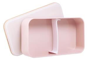 SNACK PACK Box na svačinu 18,5 cm - sv. růžová