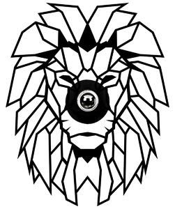 Opviq Nástěnná lampa Lion černá
