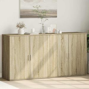 Příborníky 2 ks dub sonoma 79 x 38 x 80 cm kompozitní dřevo 3276604
