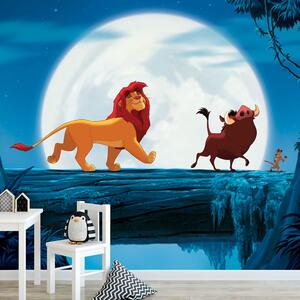 Dětská vliesová obrazová tapeta Disney, Lví král - Hakuna Matata, 111389, 300 x 280 cm, Kids@Home 6, Graham & Brown