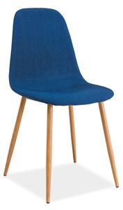 SIGNAL Jídelní židle - FOX, nohy v dekoru dřeva, různé barvy na výběr Čalounění: černá (tap.107)