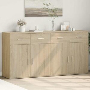 Příborníky 2 ks dub sonoma 79 x 38 x 80 cm kompozitní dřevo 3276618