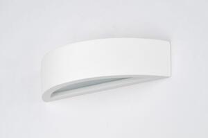 Nástěnné keramické bílé svítidlo Gianna (LMD)