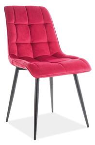 Jídelní židle - CHIC Velvet, různé barvy na výběr Čalounění: bordó (Bluvel 59)