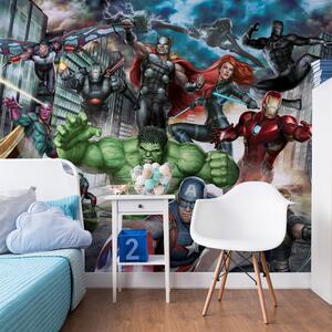 Vliesová obrazová tapeta Marvel Avengers Assemble, 111391 rozměry 3 x 2,8 m