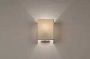 Nástěnné designové bílé svítidlo Bruinisse (LMD)