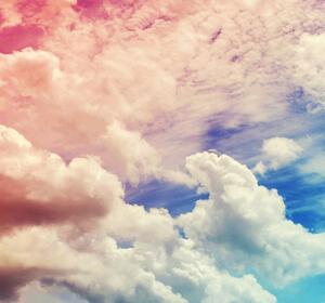 Vliesová obrazová tapeta Oblaka, Ombre Cloud, 111395, 300 x 280 cm, Kids@Home 6, Graham & Brown