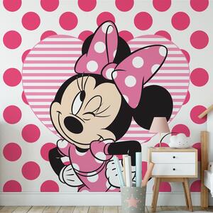 Dětská vliesová obrazová tapeta Disney Minnie 111385 rozměry 3 x 2,8 m