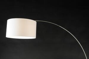 Stojací designová oblouková lampa Dallas White (LMD)