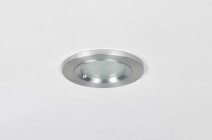 Zápustné koupelnové LED svítidlo z broušeného hliníku (LMD)