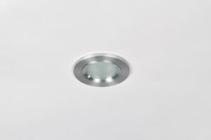 Zápustné koupelnové LED svítidlo z broušeného hliníku (LMD)
