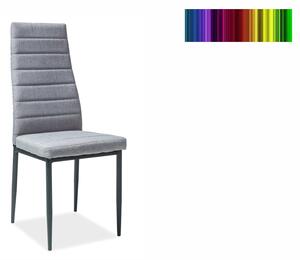 Jídelní židle - H-265, černé nohy, různé barvy na výběr Čalounění: černá (tap.11)